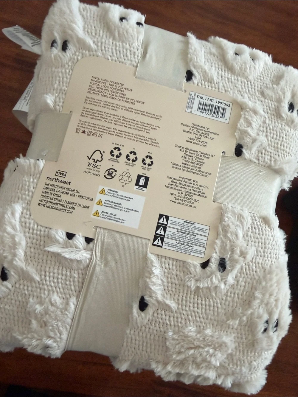 Halloween Boo blanket - New